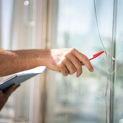 broken glass repair in Sunset, FL