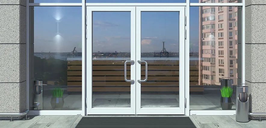 storefront glass repair in Sunset, FL